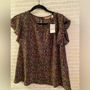 Womans Willow Root Floral Blouse